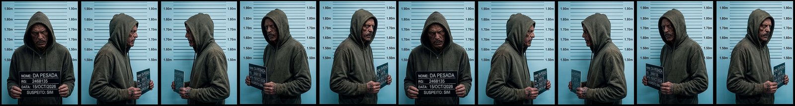 Estudos do personagem Da Pesada